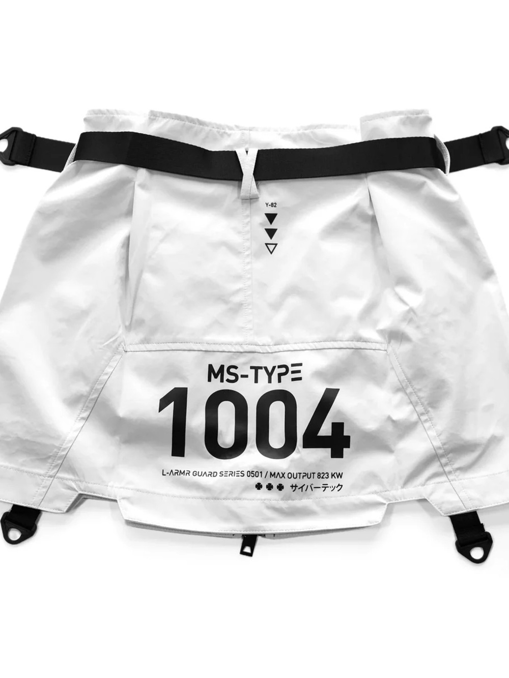 Fabric Of The Universe MS-Type 1004 White Miniskirt - Picture 3 of 13